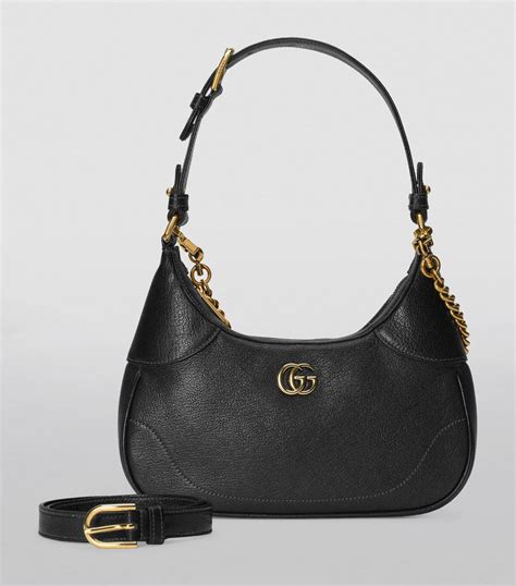 gucci small aphrodite|Aphrodite small shoulder bag in Black Leather .